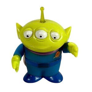 Vintage Toy Story Three-Eyed Alien Keychain Disney Pixar Rare